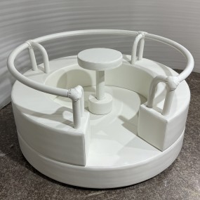 Carousel Manufacturer - White Electric Merry Go Round Toddler