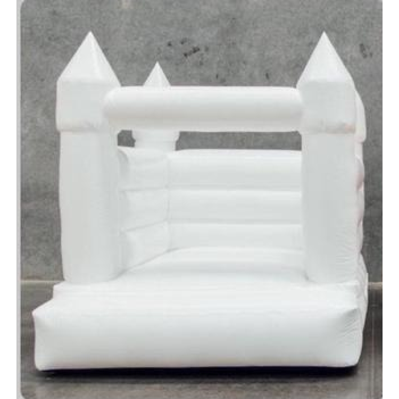 Bouncy Castle Supplier - White Wedding Party Hire Bounce House