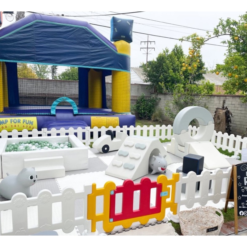 Ball Pit Factory - Play Sets with Slide White Inflatable