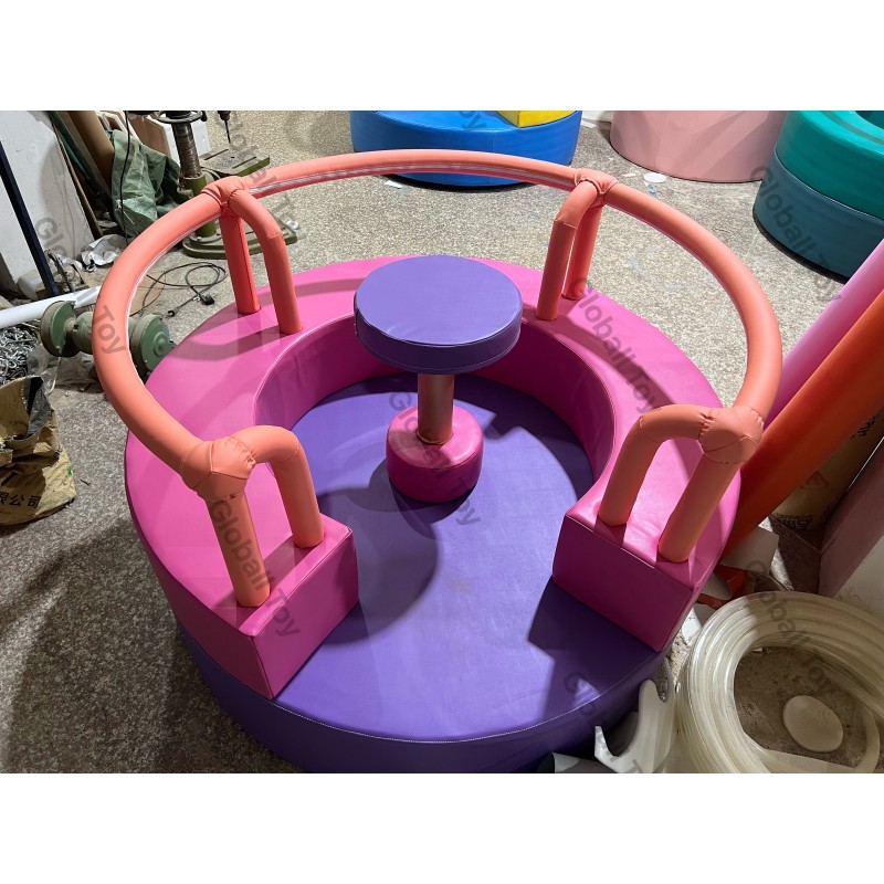 Carousel Supplier - Coconut Tree Merry Go Round Playground