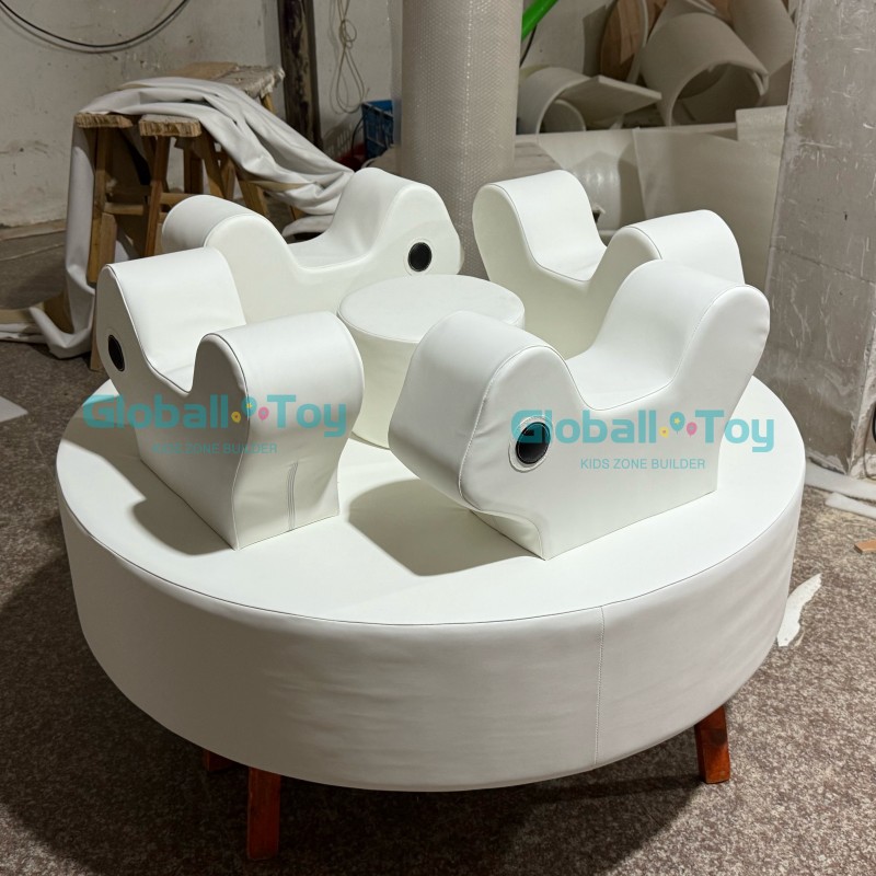 Soft Play Spinner Factory - Coconut Tree Rotating Play Equipment