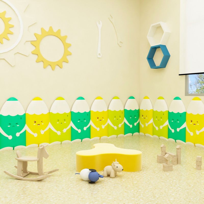 Safety Mat Factory - Odorless School Soft Wall Padding Mat