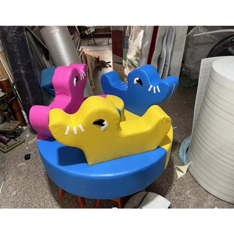 Amusement Games Factory - Soft Play Carousel Kids Toy Set