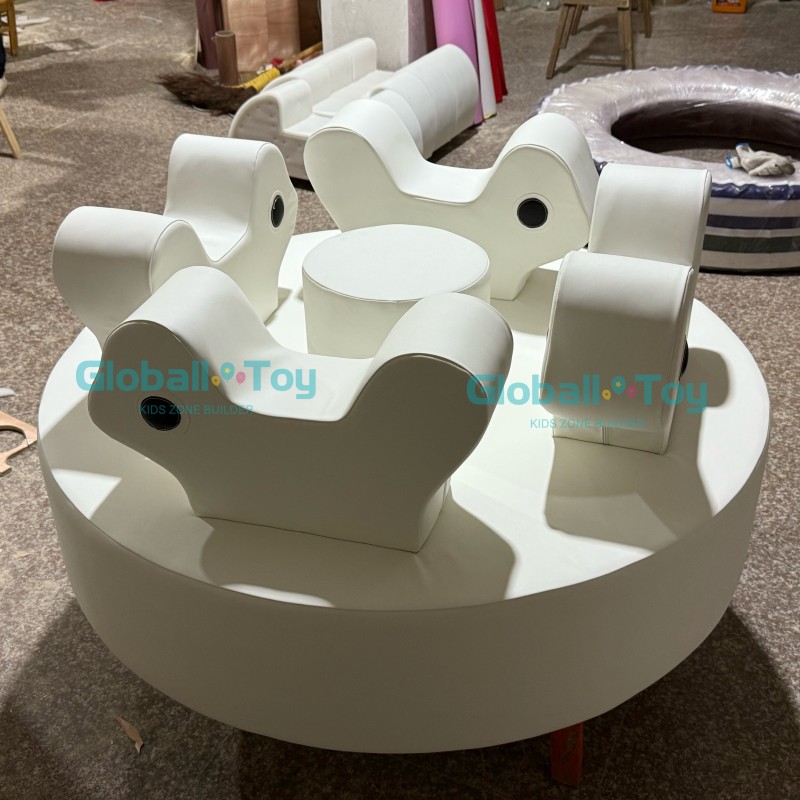 Soft Play Spinner Factory - Coconut Tree Rotating Play Equipment