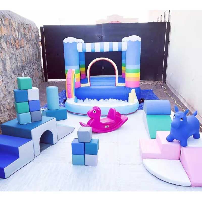 Soft Play Set Manufacturer - Outdoor Ball Pit and Blocks Package
