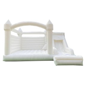 Bounce House Supplier - 10x10ft White Inflatable with Slide