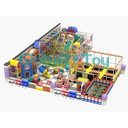 Indoor Playground Manufacturer - Colorful Play Frame with Ball Pool