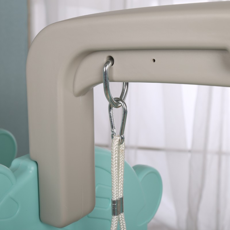 Playground Equipment Factory - Plastic 3 in 1 Baby Slide and Swing