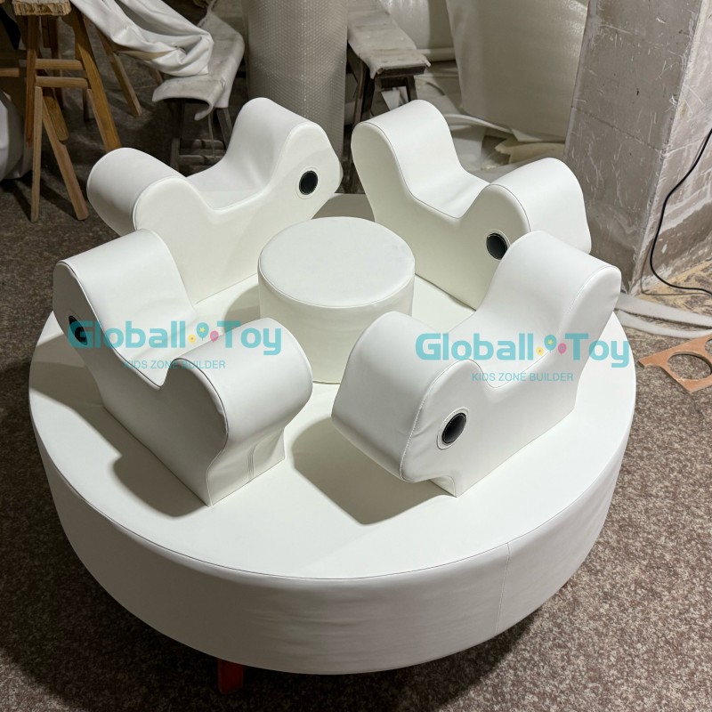 Soft Play Spinner Factory - Coconut Tree Rotating Play Equipment