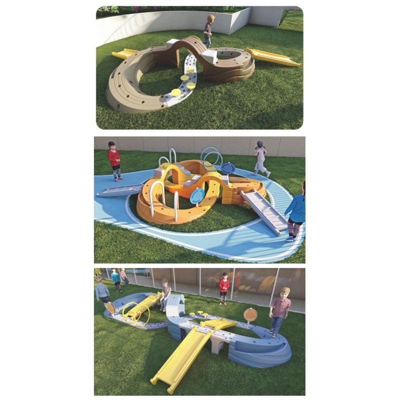 Playground Equipment Manufacturer - Plastic Gymnastic Balance Training Kit