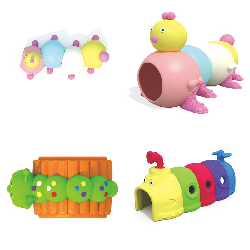 Playground Equipment Manufacturer - Submarine Shape Kids Plastic Tunnel