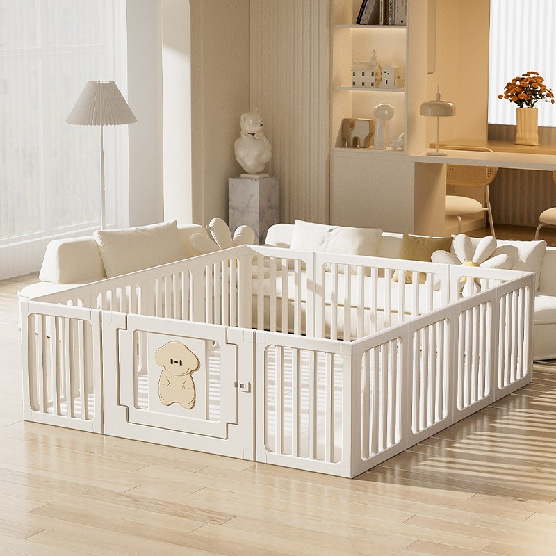 Baby Fences Manufacturer - White Foldable Square Safety Playpens