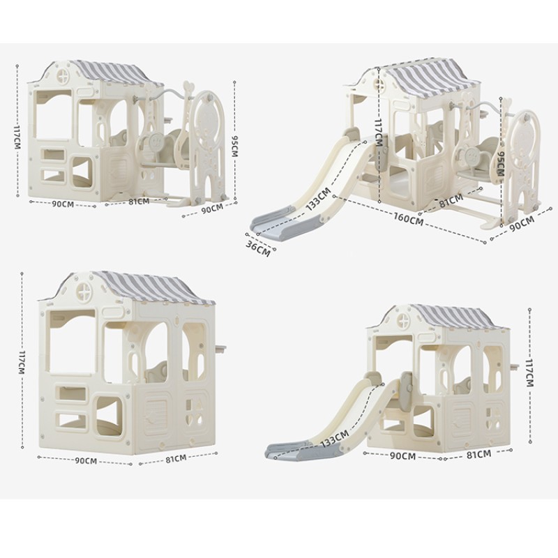 Playground Slide Supplier - Convenient Storage Cartoon Puppy Folding Slide