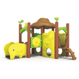 Playground Equipment Factory - Small Kindergarten Plastics Slide Set