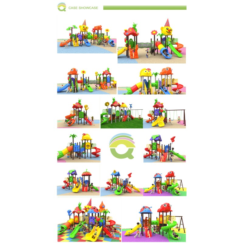 Playground Slide Factory - Commercial Park Space Theme Plastic Slide