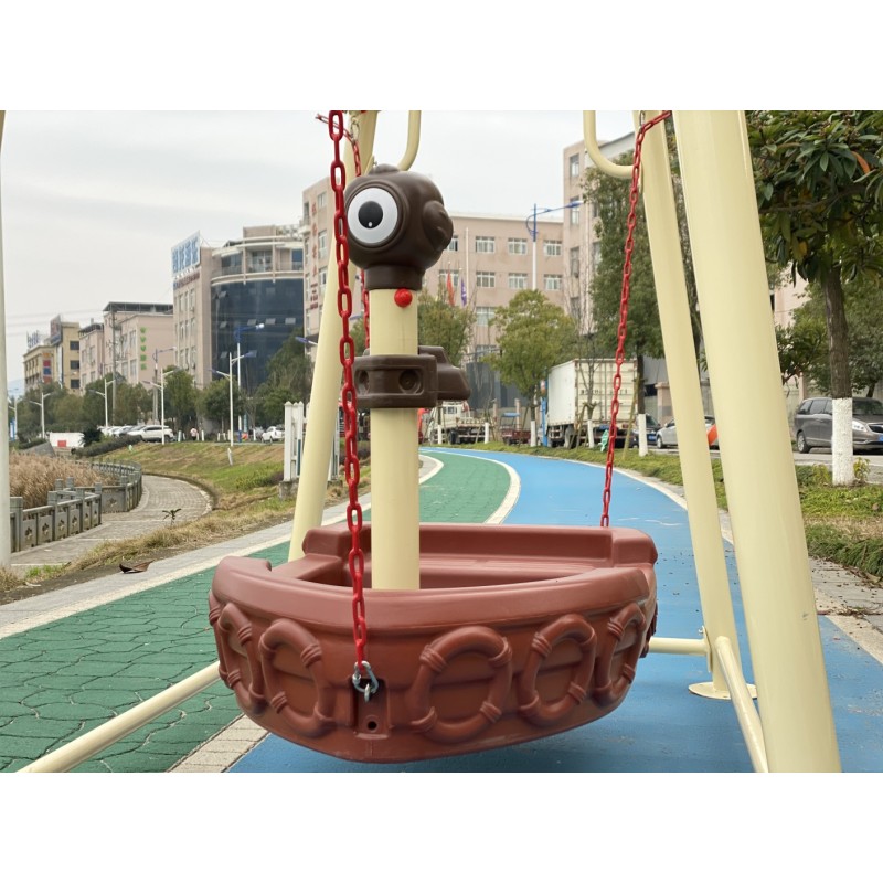 Swing Set Factory - Dolphin Double Swing Chair for Playground