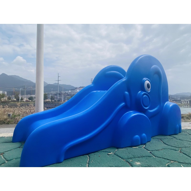 Playground Equipment Factory - Eco-Friendly Cartoon Elephant Simple Slide