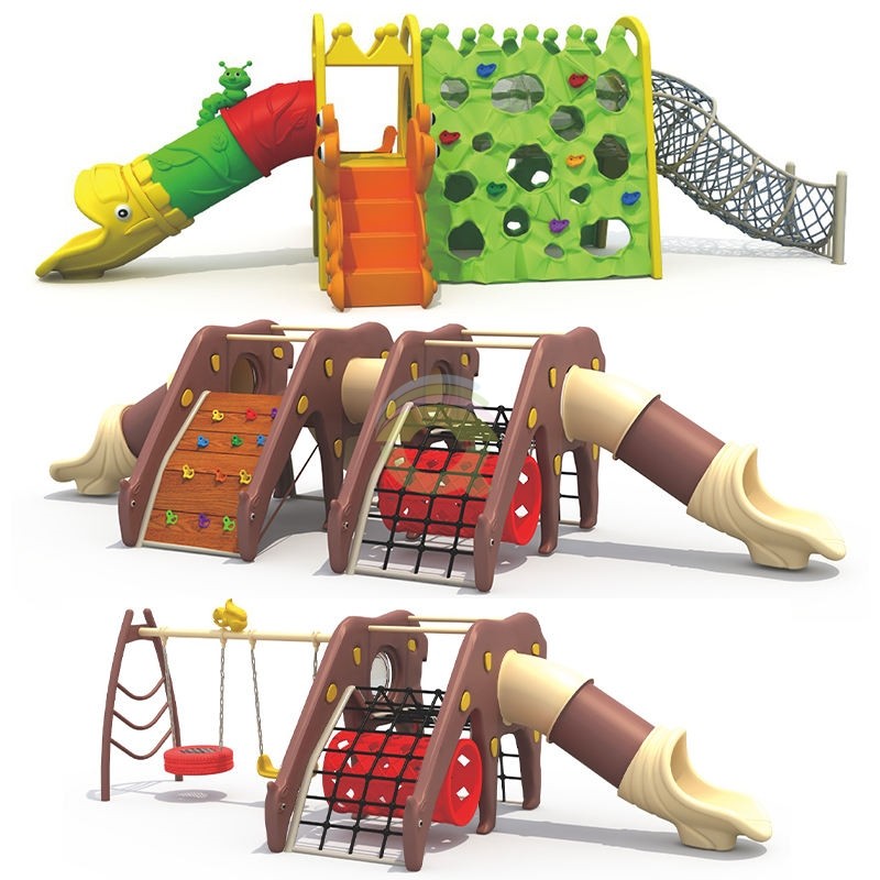 Playground Slide Factory - Elephant Animals Climbing Slide for School
