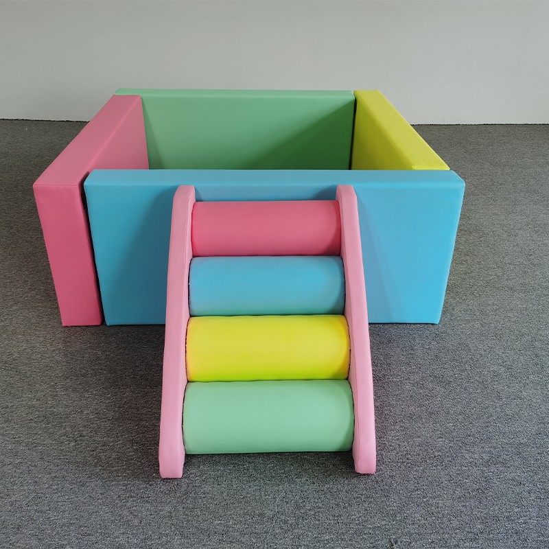 Ball Pool Supplier - Macaron Series Portable Rental Baby Soft Pits