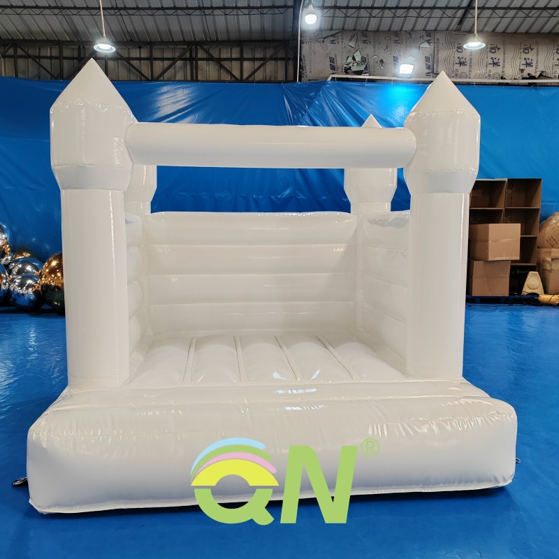 Bounce House Factory - White Small Inflatable Castle for Birthday