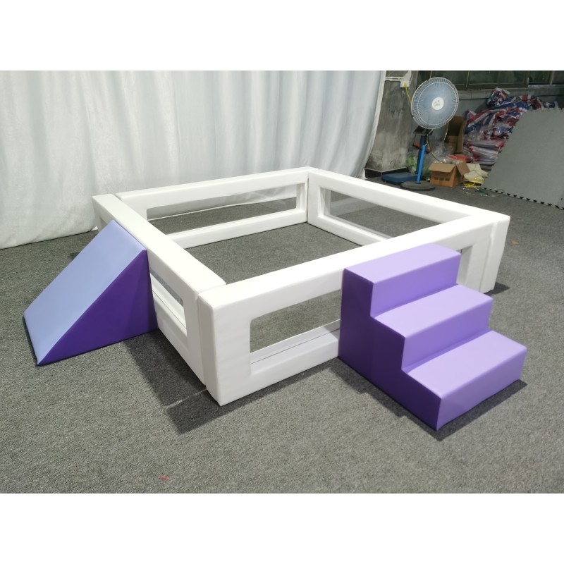 Ball Pit Manufacturer - Luxury Clear Window Household White Ball Pit