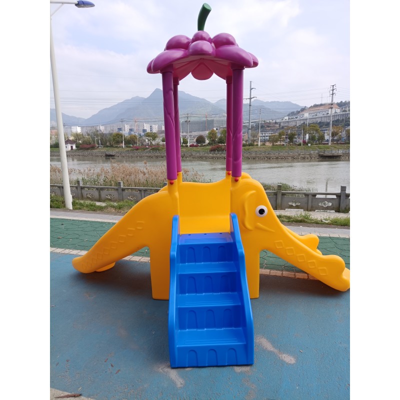 Slide Equipment Factory - Safe Stump Shaped Rotating Slide for Daycare