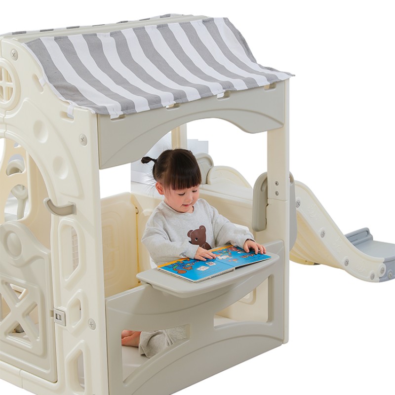 Playground Slide Supplier - Convenient Storage Cartoon Puppy Folding Slide