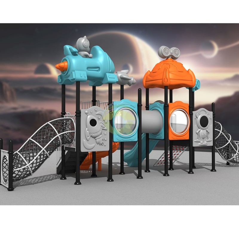 Plastic Slide Manufacturer - HDPE Large Space Theme Playground Slide