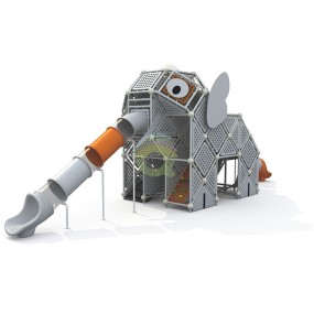 Playground Slide Factory - Elephant Animals Climbing Slide for School