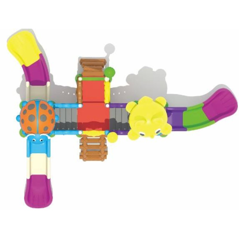 Playground Equipment Supplier - Children's Entertainment Plastic Slide