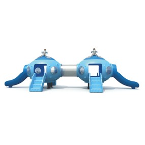 Playground Slide Factory - Commercial Park Space Theme Plastic Slide