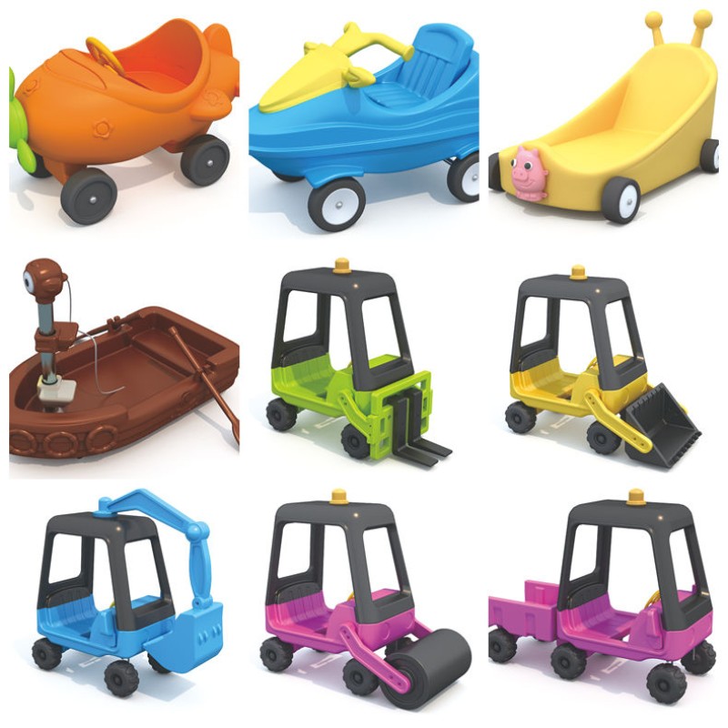 Playground Equipment Factory - Rotational Molding Animal Rider Car