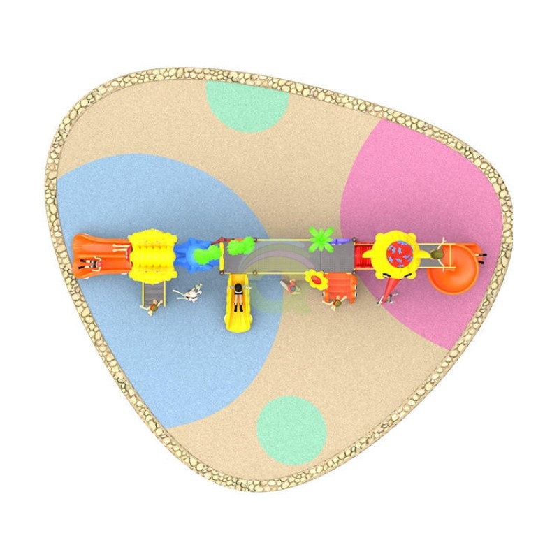 Slide Equipment Manufacturer - Attractive Metal Plastic Slide for Kids