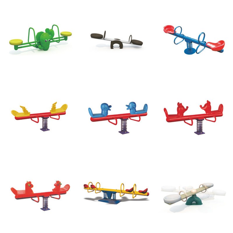 Seesaw Supplier - High Quality Cartoon Cactus Steel Seesaw