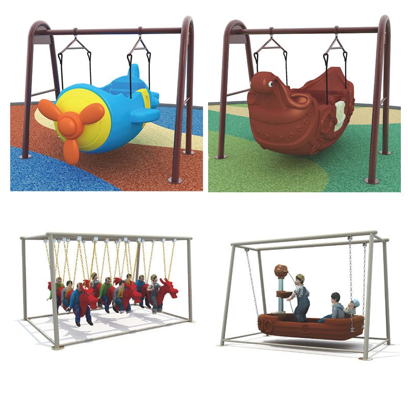 Swing Set Factory - Ocean Theme 4 Seater Garden Swing for Kids
