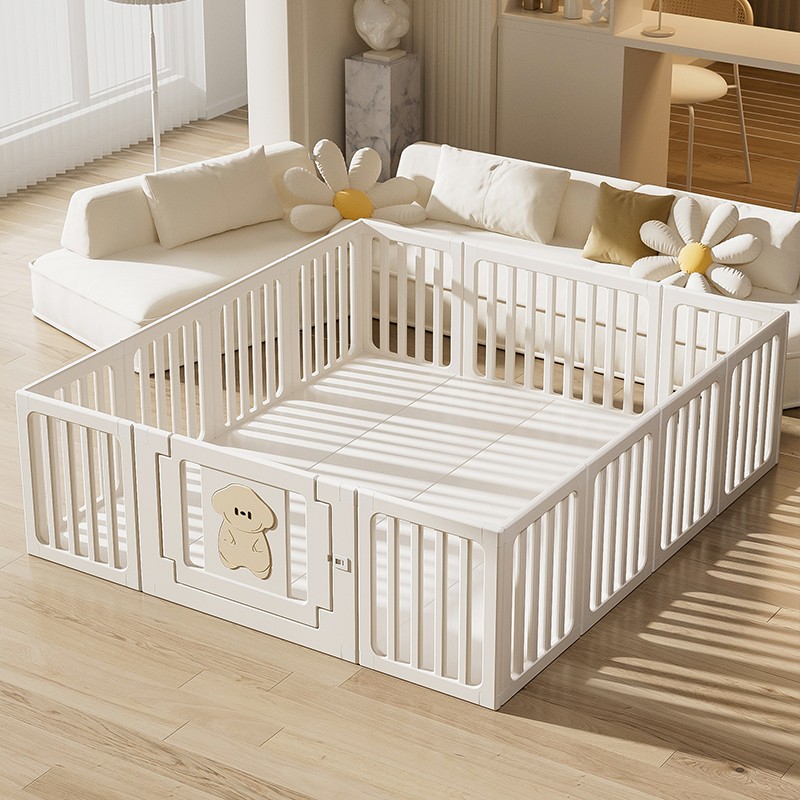 Baby Fences Manufacturer - White Foldable Square Safety Playpens