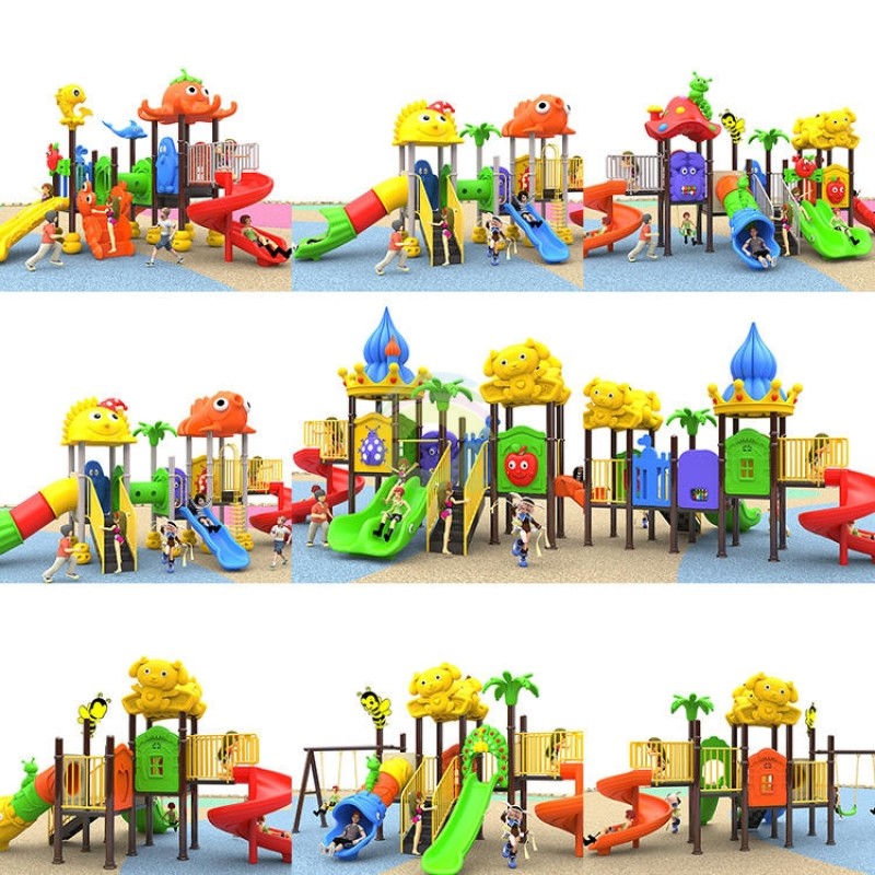 Slide Equipment Manufacturer - Attractive Metal Plastic Slide for Kids