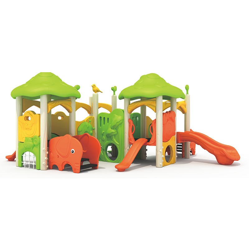 Playground Slide Supplier - Kids Entertainment Jungle Theme Slide