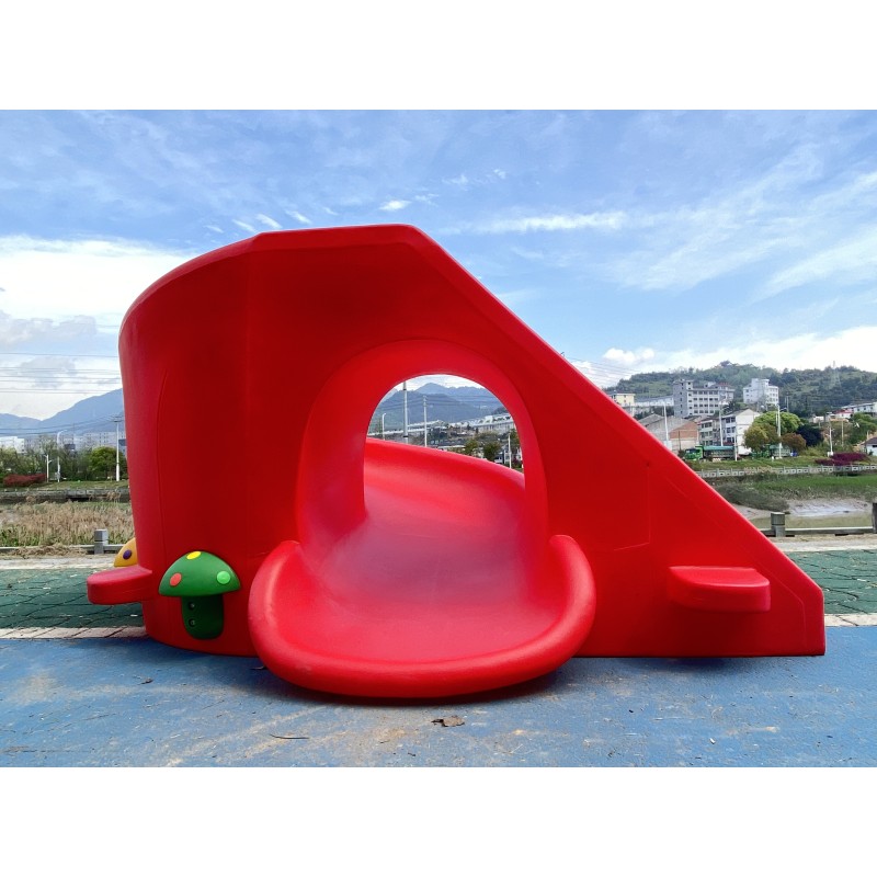 Playground Slide Supplier - High Quality Elephant Shaped Double Slide