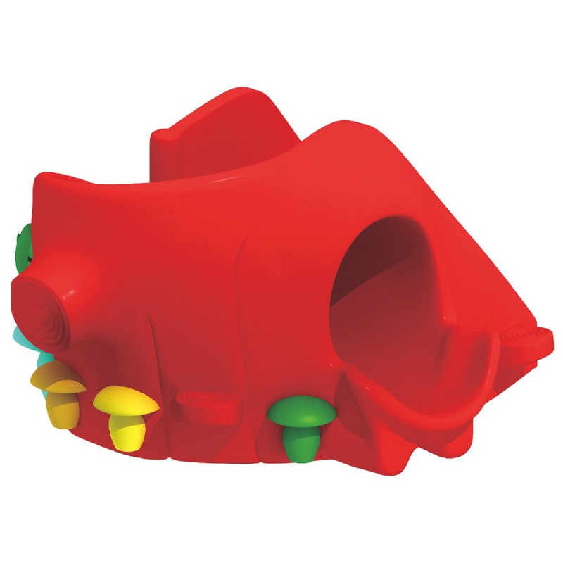 Playground Slide Supplier - High Quality Elephant Shaped Double Slide