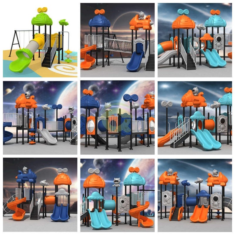 Plastic Slide Manufacturer - HDPE Large Space Theme Playground Slide