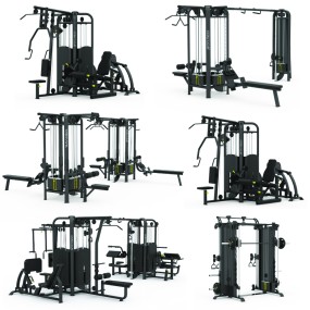 Fitness Equipment Factory - All in One Smith Power Rack Machine