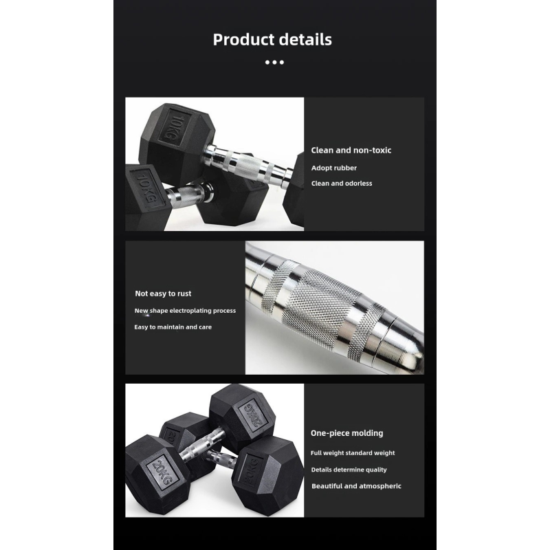 Hex Dumbbell Supplier - Color Coated Weight-bearing