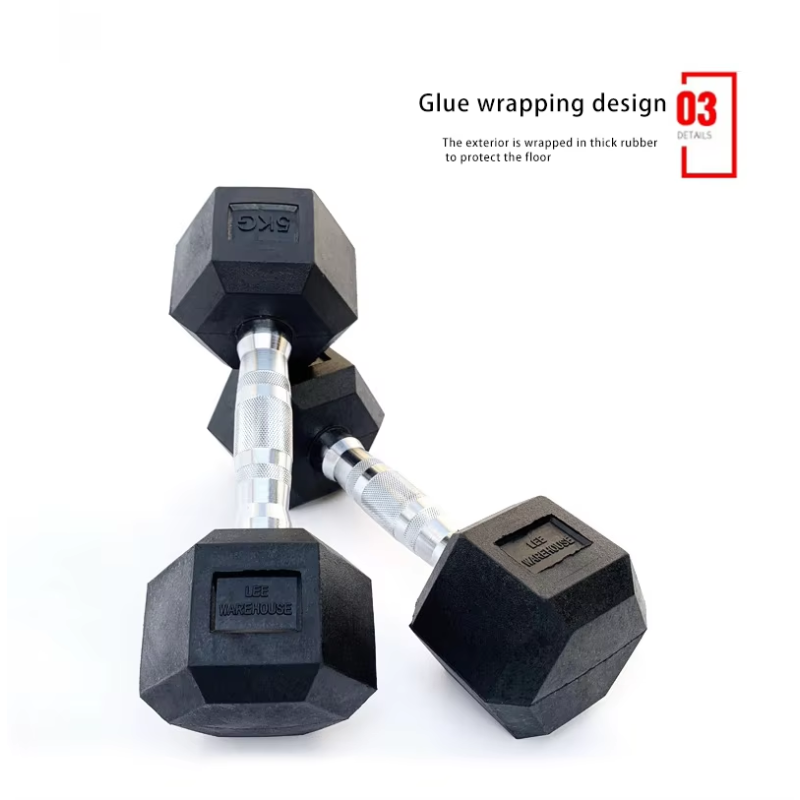 Portable Dumbbell Factory - Hexagonal Rubber Arm Training
