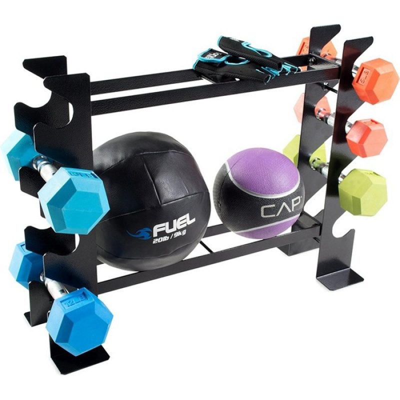 Storage Rack Factory - Double Layer Steel Dumbbell Stand