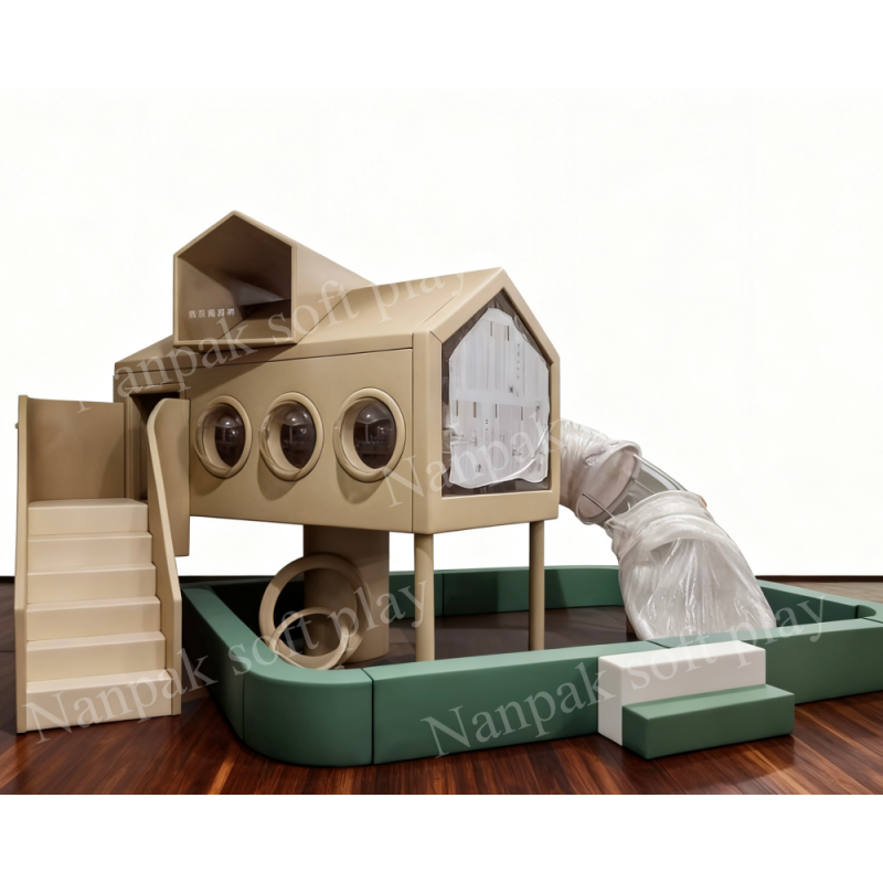 Indoor Playground Factory - OEM Nature-Inspired Wood House Ball Pit