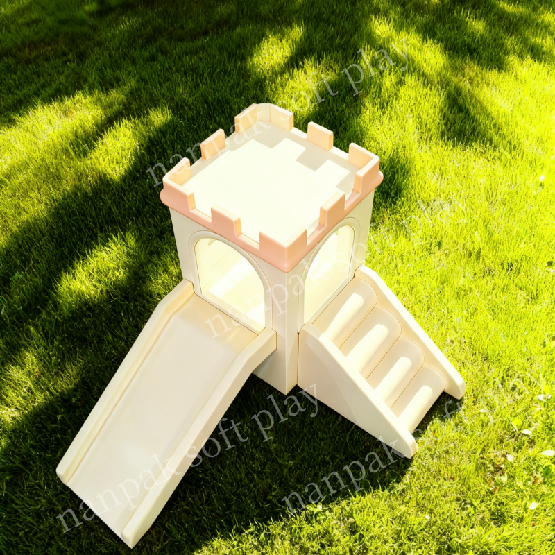 Playground Equipment Factory - Castle Set with Slide for Party Rental