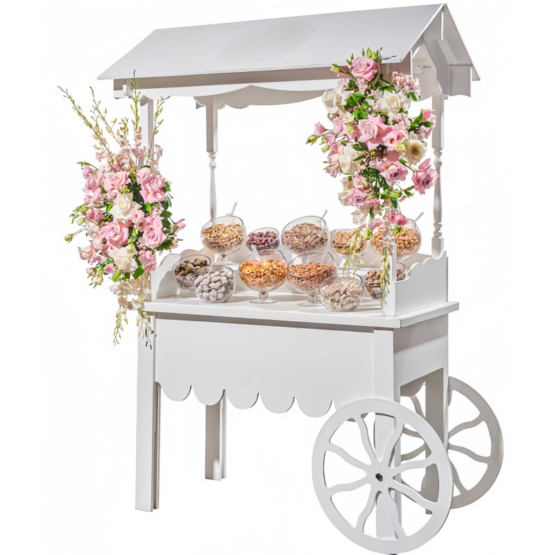 Dessert Cart Supplier - Sweet Lolly Stand Push Display Cart