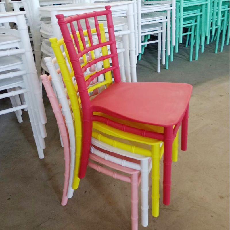 Chiavari Chair Factory - White Pink Clear Rattan Acrylic Chairs