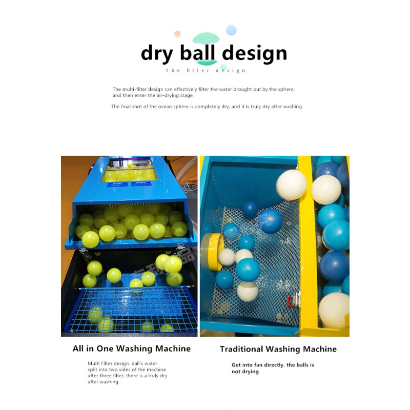 Ball Washer Manufacturer - Automatic Ocean Ball Pit Cleaning Machine